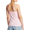 Hanes Women’s Cami with Built-in Shelf Bra, Stretch Cotton Camisole, Adjustable Straps(Paleo Pink- 1 Pack)