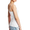 Hanes Women’s Cami with Built-in Shelf Bra, Stretch Cotton Camisole, Adjustable Straps(White – 1 Pack)