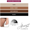 Hanes Women’s Curves Control Top Sheer Toe Silky Sheer Pantyhose With Wicking Cool Comfort(Gentle Brown)