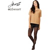 Hanes Women’s EcoSmart Fashion Sheer Art Deco, Control Top, Sheer Toe, Tights(Black)