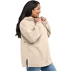Hanes Women’s Ecosmart Fleece Hoodie, Midweight Sweatshirt for Women, Kanga Pocket(Champagne Frost)