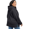 Hanes Women’s Ecosmart Fleece Hoodie, Midweight Sweatshirt for Women, Kanga Pocket(Ebony)