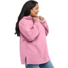 Hanes Women’s Ecosmart Fleece Hoodie, Midweight Sweatshirt for Women, Kanga Pocket(Spirited Pink)