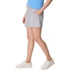 Hanes Women’s Essential Drawstring Shorts, Cotton Shorts for Women, Adjustable Shorts(Light Steel)