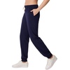 Hanes Women’s Essentials Cotton Joggers, Jersey Drawstring Pants for Women(Athletic Navy)