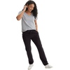 Hanes Women’s French Terry Pants, Pocket Lounge Pants for Women, Lighter-Than-Fleece Loungewear, 31”(Black)