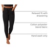 Hanes Women’s Hanes EcoSmart Women’s Joggers(Black)