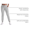 Hanes Women’s Hanes Originals Women’s Joggers, 100% Cotton Jersey(Light Steel)
