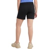 Hanes Women’s Jersey Pocket Shorts, Drawstring Cotton Jersey Shorts, 7″ Inseam(Black)