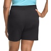 Hanes Women’s Just My Size Cotton Jersey Shorts, Plus Size Pull-on Gym Shorts, 7 inches Inseam(Black)