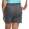 Hanes Women’s Just My Size Cotton Jersey Shorts, Plus Size Pull-on Gym Shorts, 7 inches Inseam(Charcoal Heather)