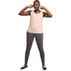 Hanes Women’s Leggings, Ankle-Length Leggings for Women, Stretch Cotton-Spandex Leggings, High Waist, 27″(Charcoal Heather)