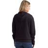 Hanes Women’s Lightweight Full Zip Hoodie, Textured Cotton Zip Up, T-Shirt Hoodie(Black)