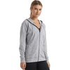 Hanes Women’s Lightweight Full Zip Hoodie, Textured Cotton Zip Up, T-Shirt Hoodie(Dada Gray Pe Heather)
