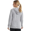 Hanes Women’s Lightweight Full Zip Hoodie, Textured Cotton Zip Up, T-Shirt Hoodie(Dada Gray Pe Heather)