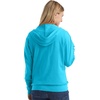 Hanes Women’s Lightweight Full Zip Hoodie, Textured Cotton Zip Up, T-Shirt Hoodie(Process Blue)