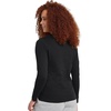 Hanes Women’s Long Sleeve Cotton T-Shirt, Lightweight Crewneck and V-Neck Tee for Women, Modern Fit(Ebony)