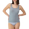 Hanes Women’s Originals Ribbed Tank Pack, Soft Cotton Rib Tank Tops for Women, 4-Pack(White/White/Black/Concrete)