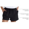 Hanes Womens Originals Shorts, Cotton Jersey Shorts, Gym Shorts for Women, 2.5″, Plus(Black)