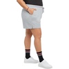 Hanes Womens Originals Shorts, Cotton Jersey Shorts, Gym Shorts for Women, 2.5″, Plus(Light Steel)