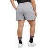 Hanes Womens Originals Shorts, Cotton Jersey Shorts, Gym Shorts for Women, 2.5″, Plus(Light Steel)