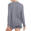 Hanes Women’s Originals Tri-Blend Long-Sleeve T-Shirt, Crewneck Tee for Women, Relaxed Fit, Plus Sizes(Athletic Navy Pe Heather)