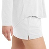Hanes Women’s Originals Tri-Blend Long-Sleeve T-Shirt, Crewneck Tee for Women, Relaxed Fit, Plus Sizes(Eco White)