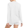 Hanes Women’s Originals Tri-Blend Long-Sleeve T-Shirt, Crewneck Tee for Women, Relaxed Fit, Plus Sizes(Eco White)