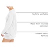 Hanes Women’s Originals Tri-Blend Long-Sleeve T-Shirt, Crewneck Tee for Women, Relaxed Fit, Plus Sizes(Eco White)