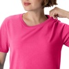 Hanes Women’s Perfect-T Crewneck T-Shirt, Lightweight Cotton Short Sleeve Tee for Women(Amaranth)