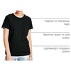 Hanes Women’s Perfect-T Crewneck T-Shirt, Lightweight Cotton Short Sleeve Tee for Women(Black)