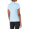 Hanes Women’s Perfect-T Crewneck T-Shirt, Lightweight Cotton Short Sleeve Tee for Women(Charcoal light Blue)