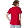 Hanes Women’s Perfect-T Crewneck T-Shirt, Lightweight Cotton Short Sleeve Tee for Women(Deep Red)