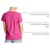 Hanes Women’s Perfect-T Crewneck T-Shirt, Lightweight Cotton Short Sleeve Tee for Women(Wow Pink)