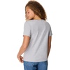 Hanes Women’s Perfect-T V-neck T-shirt, Cotton Short Sleeve Tee for Women, 1 or 2-Pack(Light Steel)