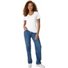 Hanes Women’s Perfect-T V-neck T-shirt, Cotton Short Sleeve Tee for Women, 1 or 2-Pack(White)