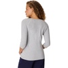 Hanes Women’s Raglan Sleeve Stretch Cotton Crewneck Tee(Grey Heather)