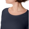 Hanes Women’s Raglan Sleeve Stretch Cotton Crewneck Tee(Navy)