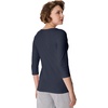 Hanes Women’s Raglan Sleeve Stretch Cotton Crewneck Tee(Navy)