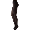 Hanes Women’s Script Blackout Tights with X-Temp Technology, Control Top, Sheer Toe, Black(Black)