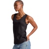 Hanes Women’s Shirts, Women’s Mini-Ribbed Cotton Tank Tops, Women’s Sleeveless T-Shirts, Women’s Tanks(Athletic Navy Heather)
