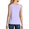Hanes Women’s Shirts, Women’s Mini-Ribbed Cotton Tank Tops, Women’s Sleeveless T-Shirts, Women’s Tanks(Lilac Wash)