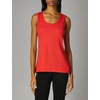 Hanes Women’s Shirts, Women’s Mini-Ribbed Cotton Tank Tops, Women’s Sleeveless T-Shirts, Women’s Tanks(Red Spark)