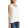 Hanes Women’s Shirts, Women’s Mini-Ribbed Cotton Tank Tops, Women’s Sleeveless T-Shirts, Women’s Tanks(White)