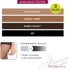 Hanes Women’s Silk Reflections Pantyhose Silky Sheer- Control Top- Reinforced Toe(Jet (Pack of 3))