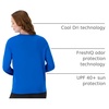 Hanes Women’s Sport Cool Dri Performance Long Sleeve T-Shirt(Awesome Blue – 1 Pack)