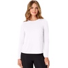 Hanes Women’s Sport Cool Dri Performance Long Sleeve T-Shirt(Black/White/Pink/Blue – 4 Pack)