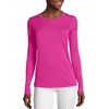 Hanes Women’s Sport Cool Dri Performance Long Sleeve T-Shirt(Fresh Berry)