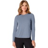 Hanes Women’s Sport Cool Dri Performance Long Sleeve T-Shirt(Grey Heather  Navy Heather teal Ivy  Peri Blue)