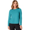 Hanes Women’s Sport Cool Dri Performance Long Sleeve T-Shirt(Grey Heather  Navy Heather teal Ivy  Peri Blue)